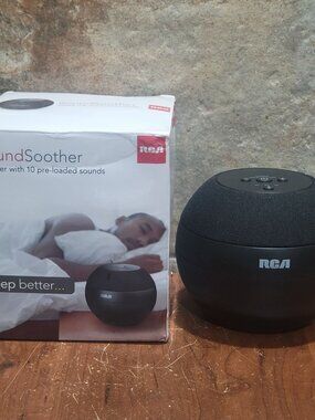 RCA Sound Soother Speaker White Noise Machine Model RCS10BK